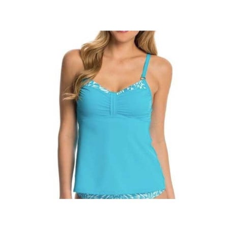 Top turquoise Hawaii Taille 46D - Hauts pour travestis