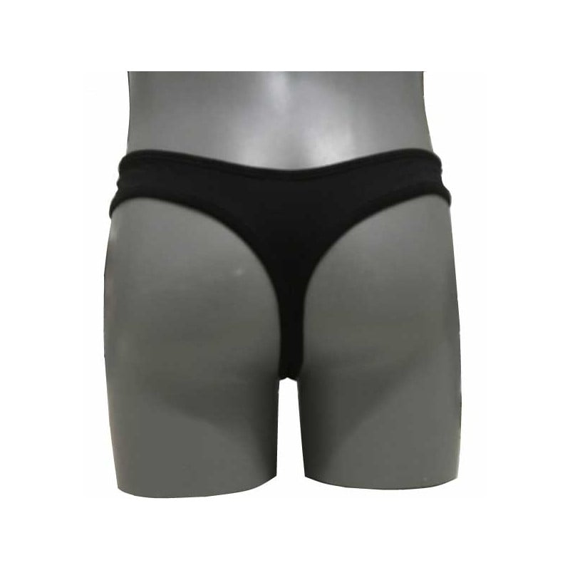 String gaff noir travesti - Lingerie Gaff