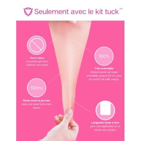 Beige Tucking Kit - Tucking Underwear : Gaffs, Thongs & Tucking Panties