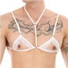 Mini Soutien-gorge Watch Tétons blanc - Soutiens-gorge sexy pour travestis Mini Soutien-gorge Watch Tétons blanc - Soutiens-gorge sexy pour travestis