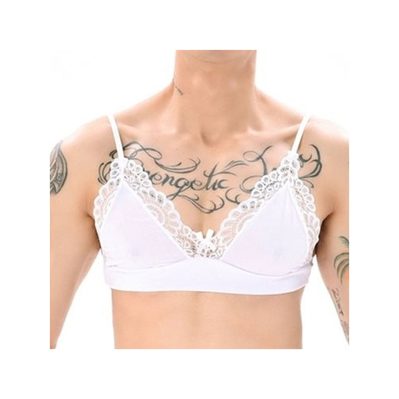 Lace Border Bra White - Sexy bras