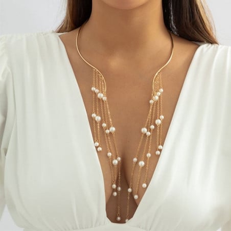 Collier Pluie de perle - Colliers pour travestis Collier Pluie de perle - Colliers pour travestis