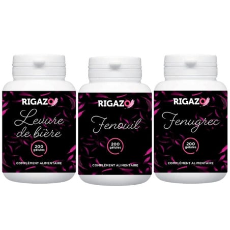 Pack Plantes Volume Poitrine (3 produits) - Pilules volume poitrine pour travesti Pack Plantes Volume Poitrine (3 produits) - Pilules volume poitrine pour travesti