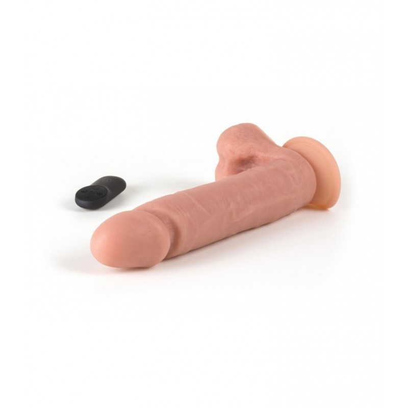 R6 Vibrating Suction Cup Dildo - Cupping dildos for cross-dressers