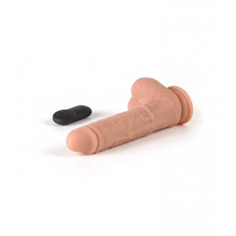 Rotating suction cup dildo R9 - Cupping dildos for cross-dressers