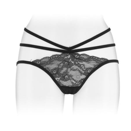 Black open lace panties Nadia - Panties & Thongs for cross-dressers