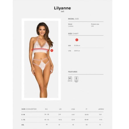 Ensemble sexy Lylianne - Ensemble lingerie sexy pour travestis Ensemble sexy Lylianne - Ensemble lingerie sexy pour travestis