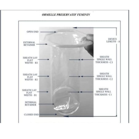 Préservatif féminin Ormelle (1 préservatif) - Préservatifs pour travestis