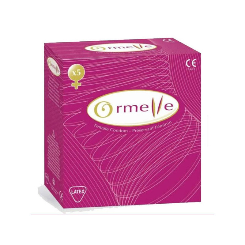 Préservatif féminin Ormelle (5 préservatifs) - Préservatifs pour travestis