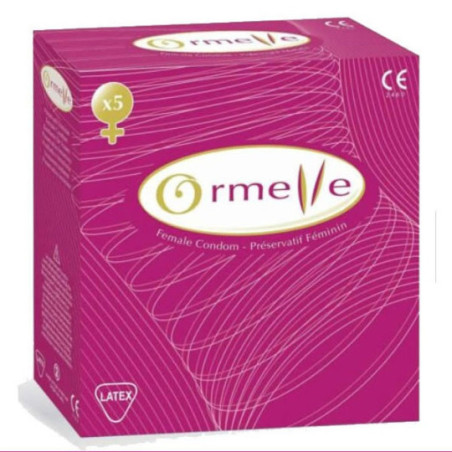 Préservatif féminin Ormelle (5 préservatifs) - Préservatifs pour travestis