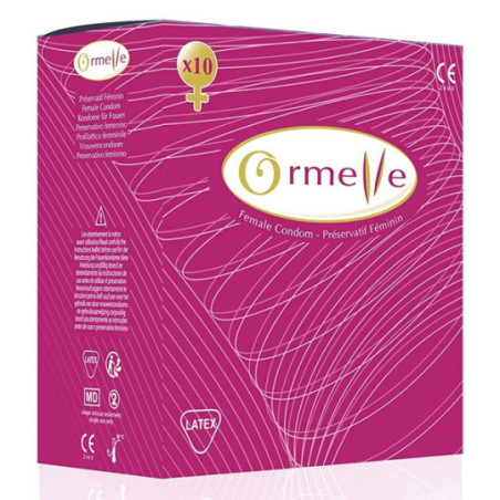 Préservatif féminin Ormelle (10 préservatifs) - Préservatifs pour travestis