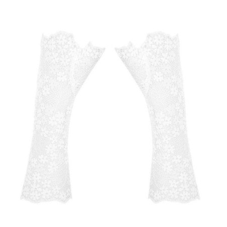 Heavenlly white mittens - Gloves and boas