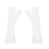 Mitaines blanches Heavenlly - Mitaines pour travestis Mitaines blanches Heavenlly - Mitaines pour travestis