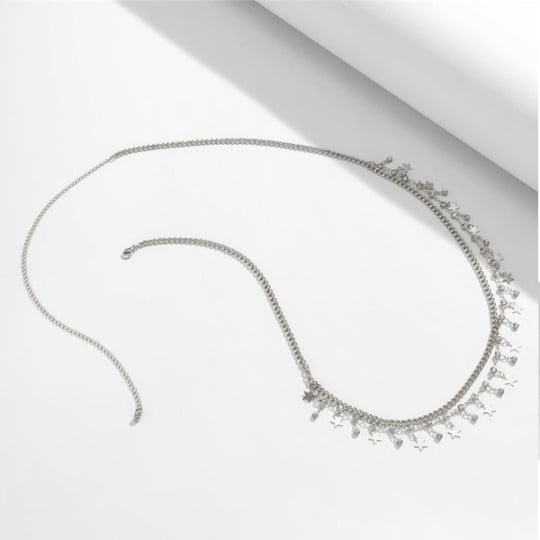 Star Medallion Silver Chain Belt main image 1