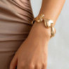 Gold-plated hearts bracelet - Stretch bracelets Gold-plated hearts bracelet - Stretch bracelets