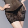 Black floral fishnet dress - Dresses Black floral fishnet dress - Dresses