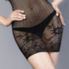 Robe résille fleuri noire - Robes pour travestis Robe résille fleuri noire - Robes pour travestis