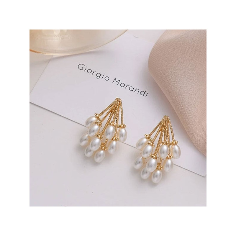 Pluie de Perles clip-on earrings - Clip earrings