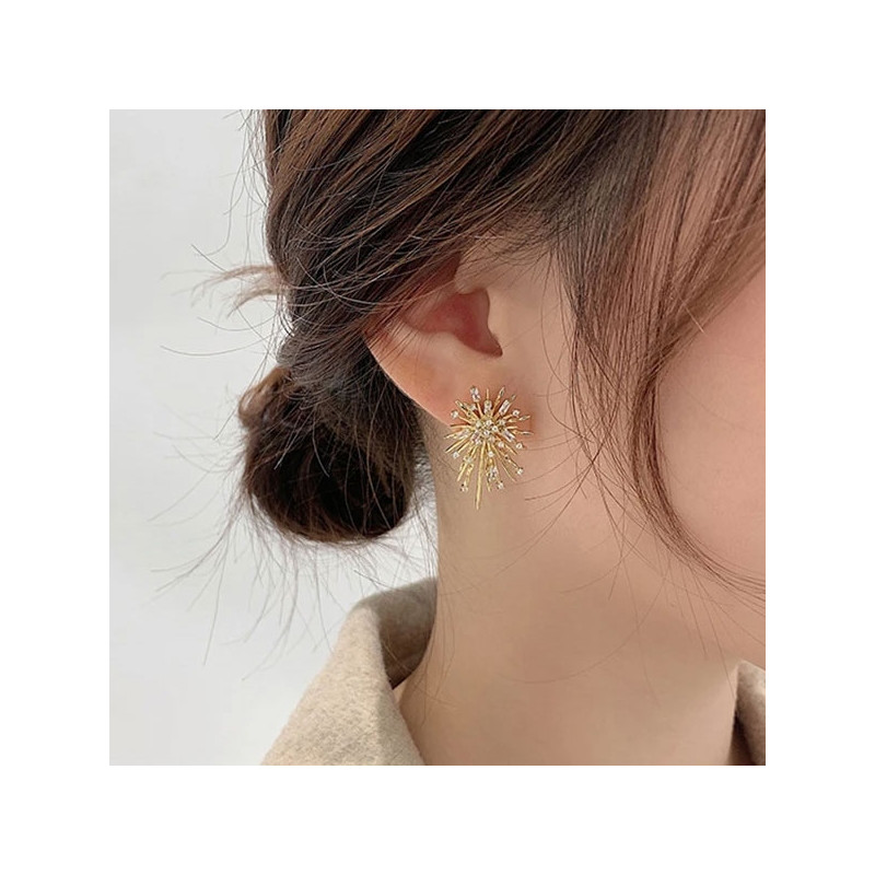 Boucles d'oreille Clips Feux d'artifice - Clip earrings
