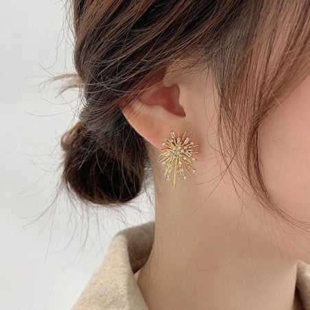 Boucles d'oreille Clips Feux d'artifice - Clip earrings