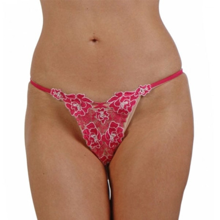 Pink floral thong - Panties & Thongs for cross-dressers