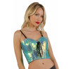 Top multicouleur effet corset & Zip - Hauts pour travestis Top multicouleur effet corset & Zip - Hauts pour travestis