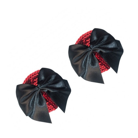 Blaze Red and Black nipple cover - Nipple Beauty