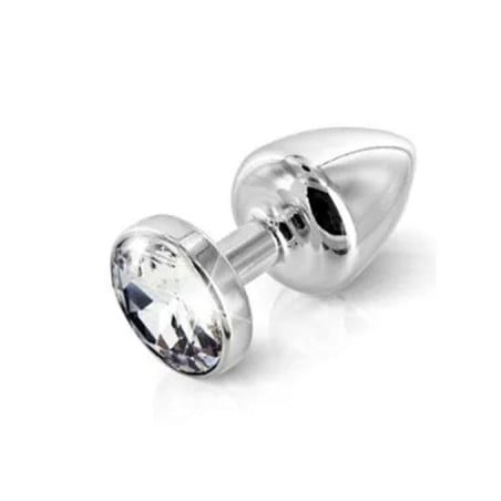 Plug Anal - Bijou intime goutte Ô Swarovski argent - Plugs bijoux pour travestis