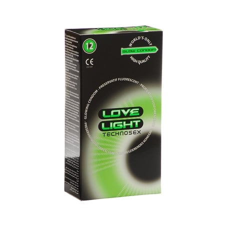 LOVELIGHT Phosphorescent Condoms x12 - Condoms LOVELIGHT Phosphorescent Condoms x12 - Condoms