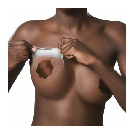 Soutien-gorge adhésif noir silicone A-C Bye Bra - Redresses seins pour travestis Soutien-gorge adhésif noir silicone A-C Bye Bra - Redresses seins pour travestis