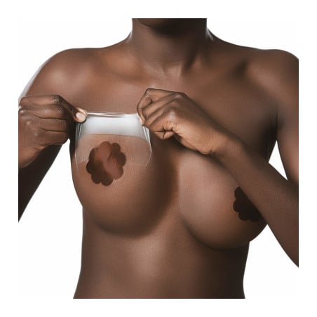 Soutien-gorge adhésifs noir silicone A-C Bye Bra - Straightening breasts