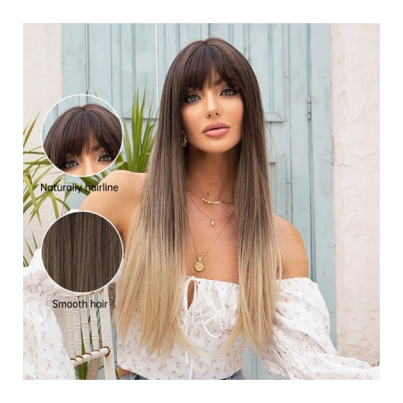 Perruque chatain Ninon - Perruques chatains pour travestis Perruque chatain Ninon - Perruques chatains pour travestis
