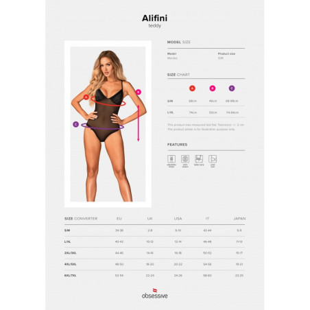 Alifini Body - Body sexy pour travestis