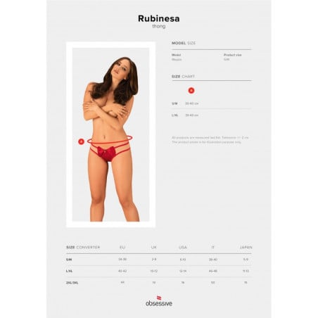 String Rubinesa - Culottes / Strings String Rubinesa - Culottes / Strings