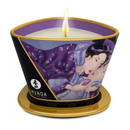 Caressing glow massage candle - Erotic massage for cross-dressers Caressing glow massage candle - Erotic massage for cross-dressers