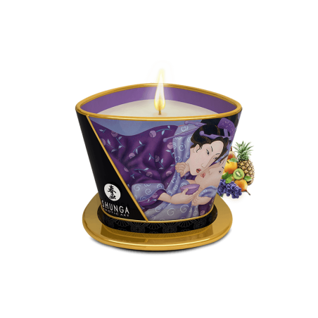 Caressing glow massage candle - Erotic massage for cross-dressers