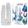 Godemichet ventouse double Jelly Imperium - Double godes pour travestis Godemichet ventouse double Jelly Imperium - Double godes pour travestis