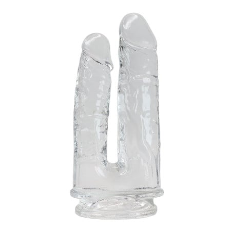 Godemichet ventouse double Jelly Imperium - Double godes pour travestis Godemichet ventouse double Jelly Imperium - Double godes pour travestis