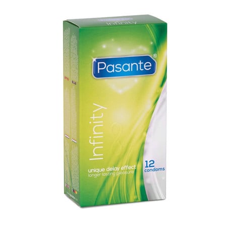 Préservatifs retardants Infinity x12 - Préservatifs pour travestis Préservatifs retardants Infinity x12 - Préservatifs pour travestis