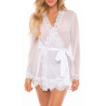 PROVENCE white negligee - Babydolls for cross-dressers PROVENCE white negligee - Babydolls for cross-dressers