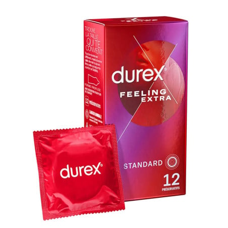 Préservatifs Feeling Extra (12 préservatifs) - Préservatifs pour travestis