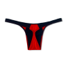 Devotion Satin Tucking Thong Thorn Red - Tucking Devotion Satin Tucking Thong Thorn Red - Tucking