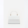 Crocodile-effect patent handbag with flap - bags Crocodile-effect patent handbag with flap - bags
