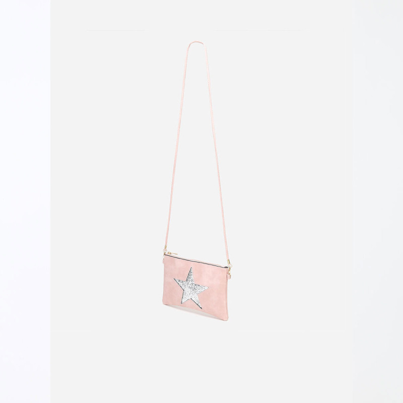 Sac bandoulière Etoile rose - Sacs pour travestis