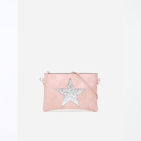 Sac bandoulière Etoile rose - Sacs pour travestis Sac bandoulière Etoile rose - Sacs pour travestis