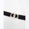Rhinestone ring buckle belt - Belts Rhinestone ring buckle belt - Belts