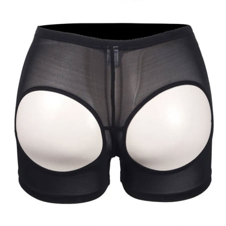 Culotte beige remonte fesse à trous - Fausses fesses