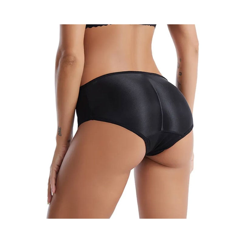 Black push-up panties - Butt pads