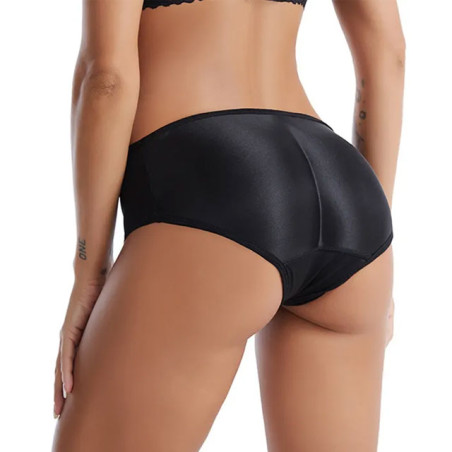 Black push-up panties - Butt pads