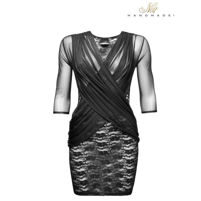 Draped dress and lace - Dresses